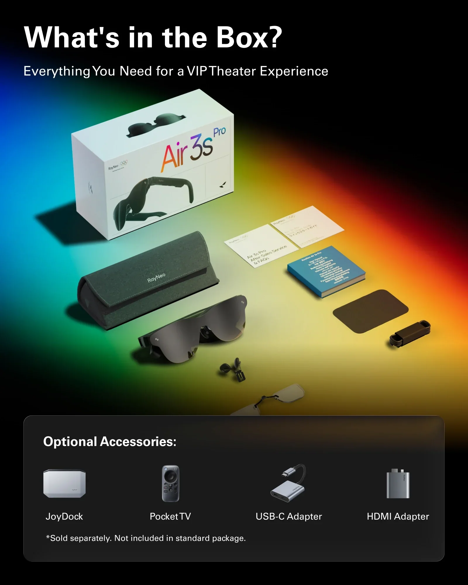 Air 3s Pro AR Glasses : Ultimate 201" Display with 1200nits for Pro Entertainment - Image 10