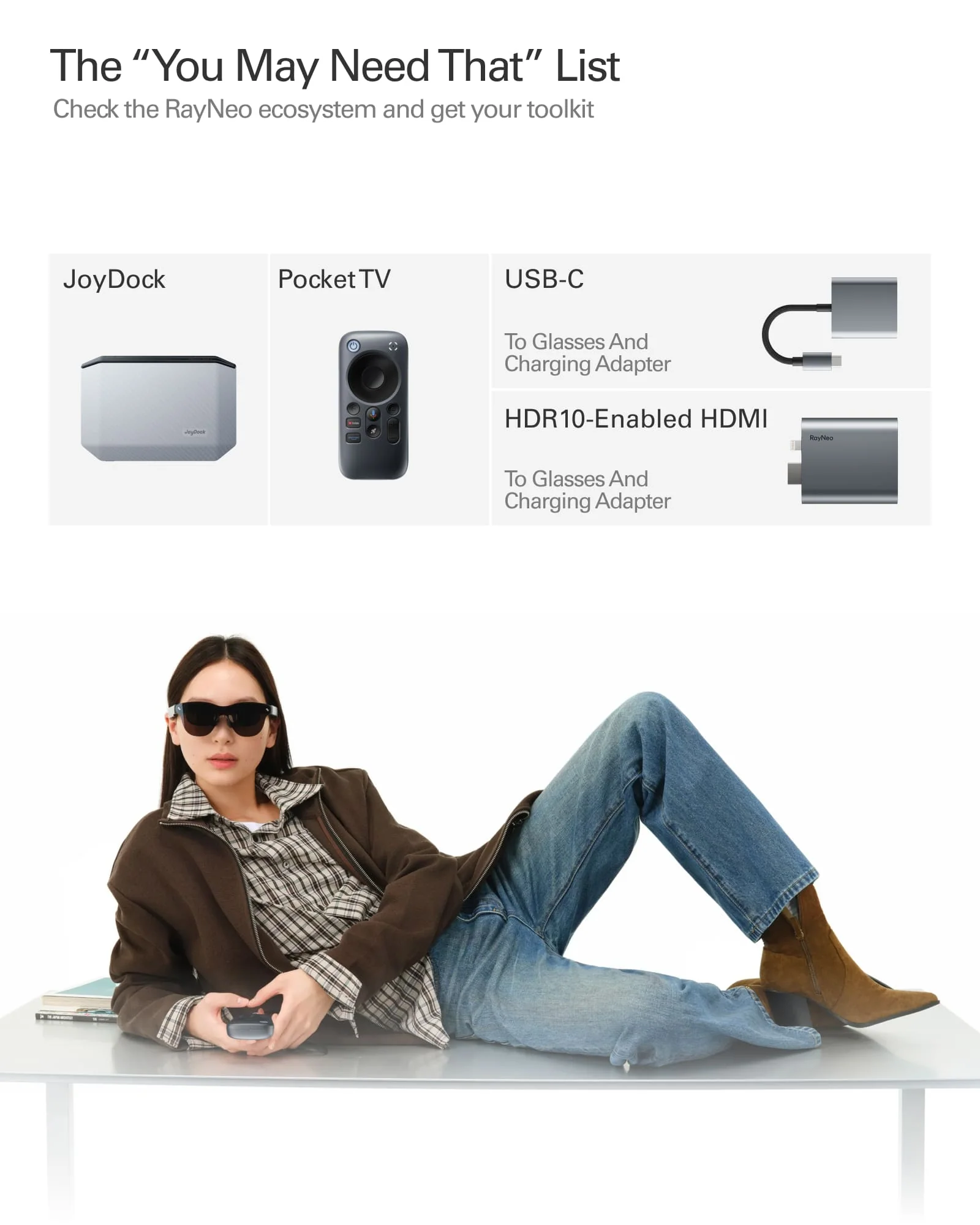 Connect Any Device with Ease: RayNeo Air 4 Pro + HDMI Adapter - Image 9