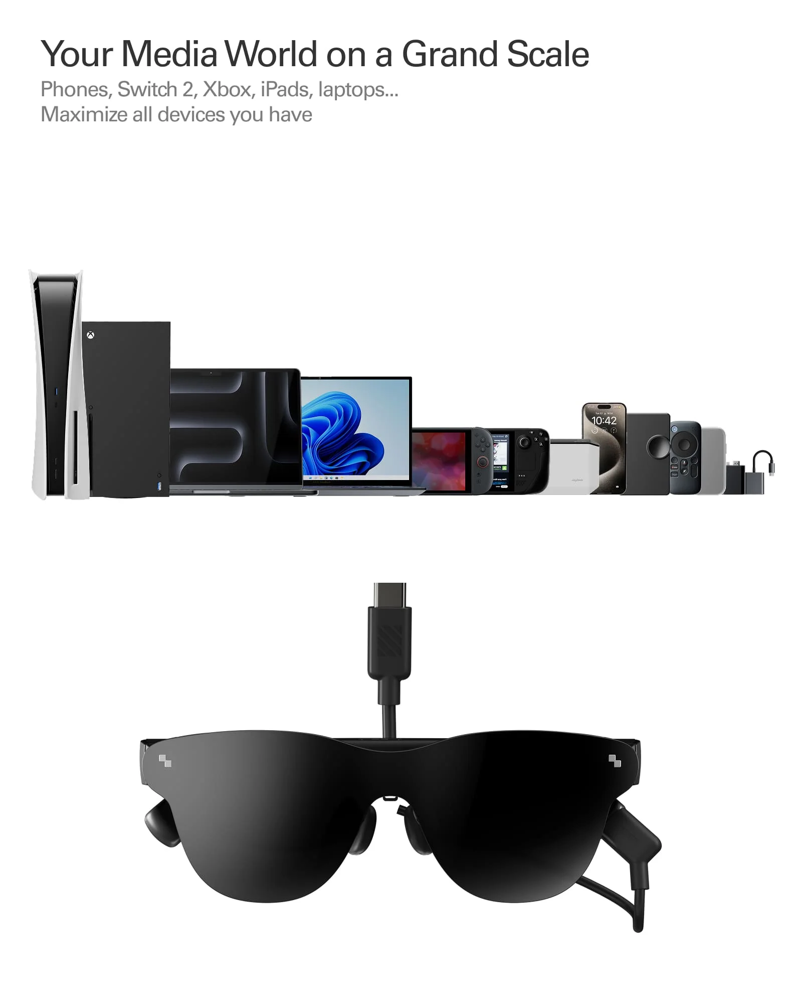 Connect Any Device with Ease: RayNeo Air 4 Pro + HDMI Adapter - Image 10