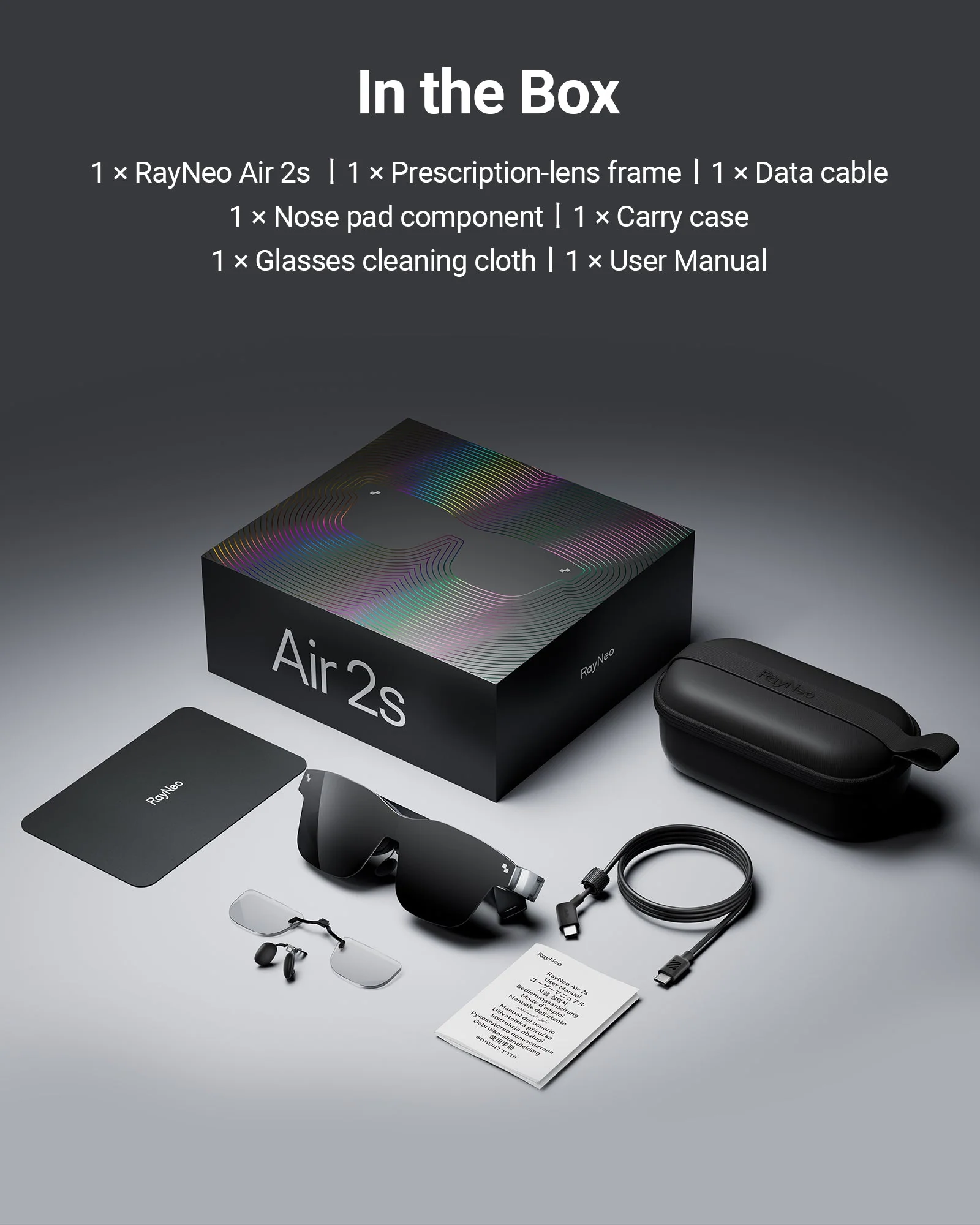 RayNeo Air 2s AR Glasses 201" 120Hz 600 nits - Image 10