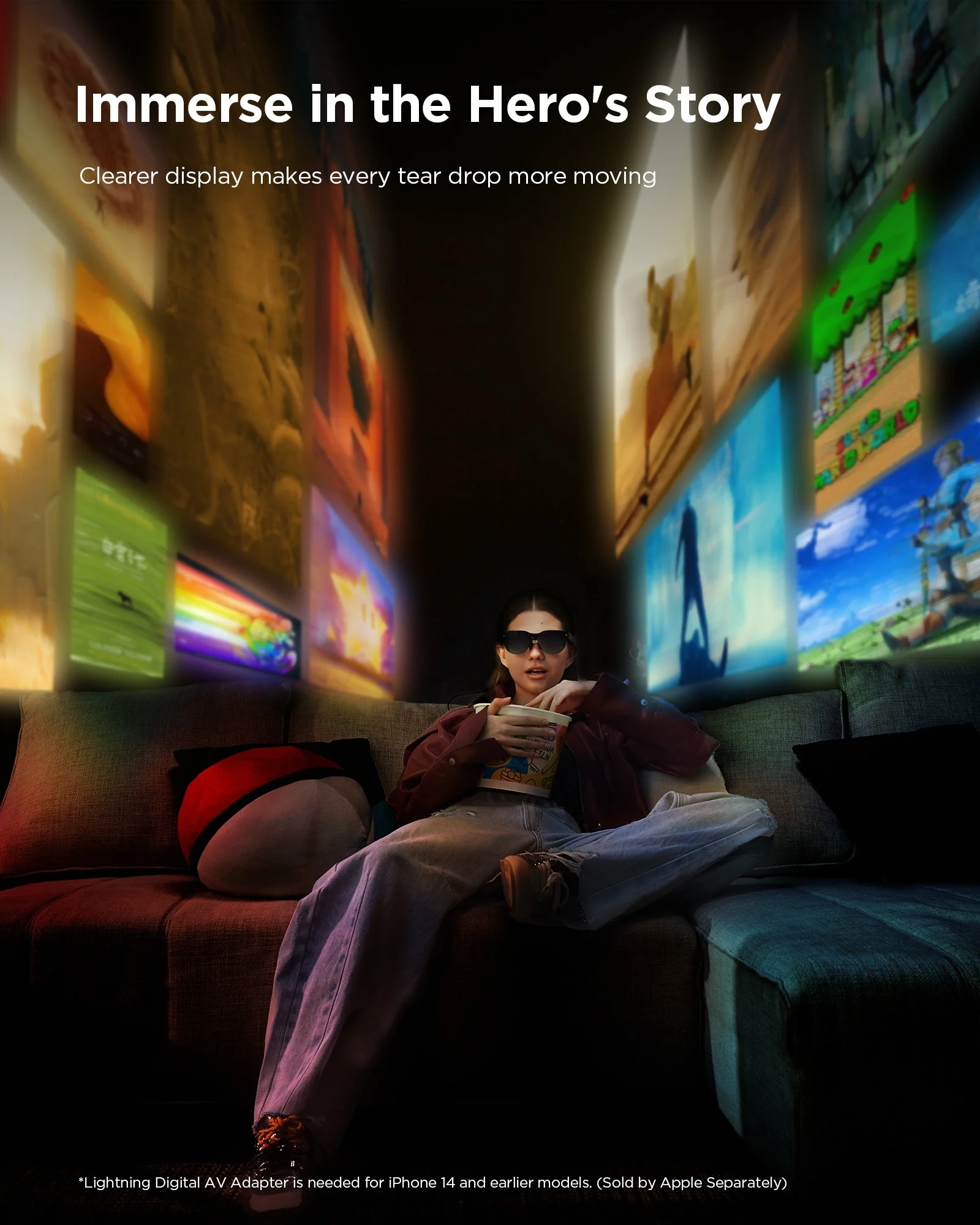 HDMI to Type-C and charging adapter for AR Glasses - Image 5