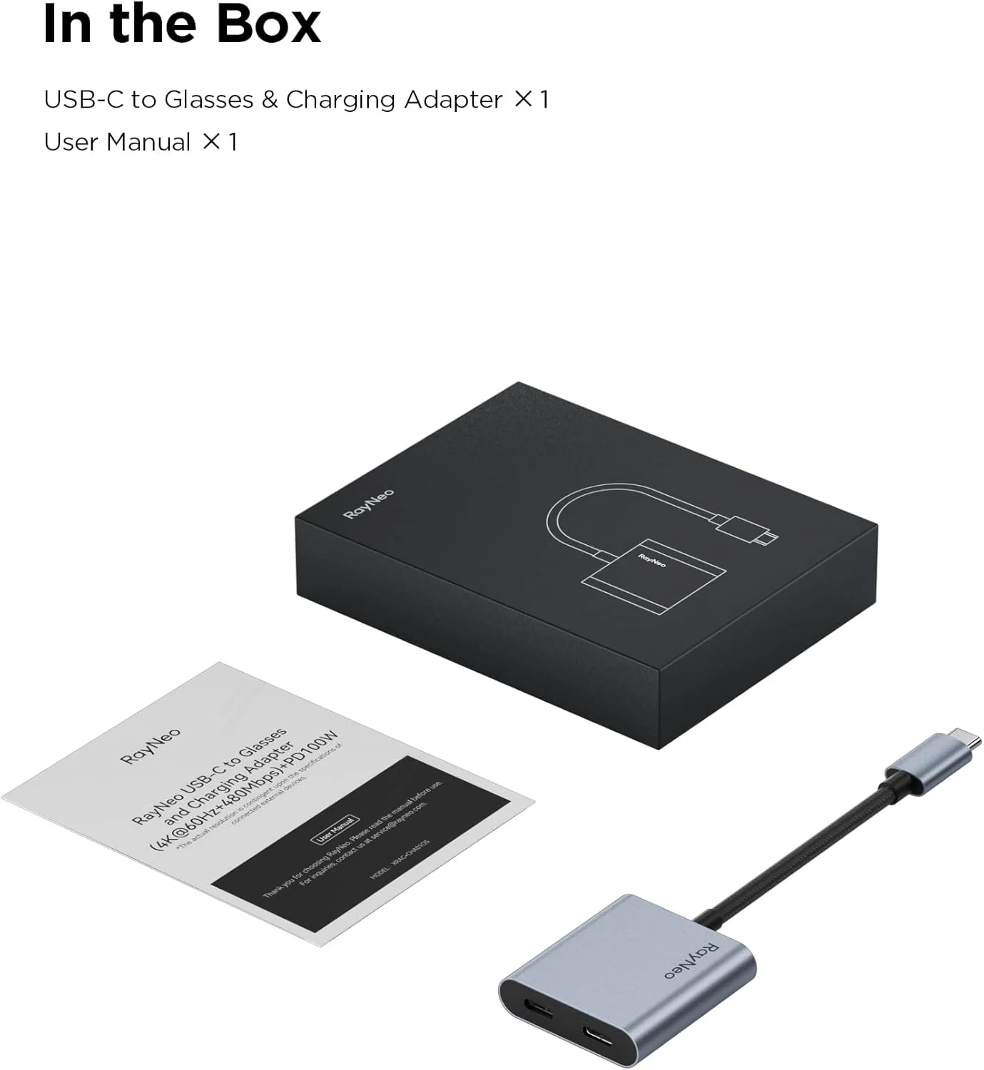 RayNeo USB-C to Glasses Charging Adapter - Image 5